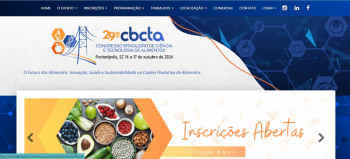 Congresso Brasileiro de Ciência e Tecnologia de Alimentos - CBCTA